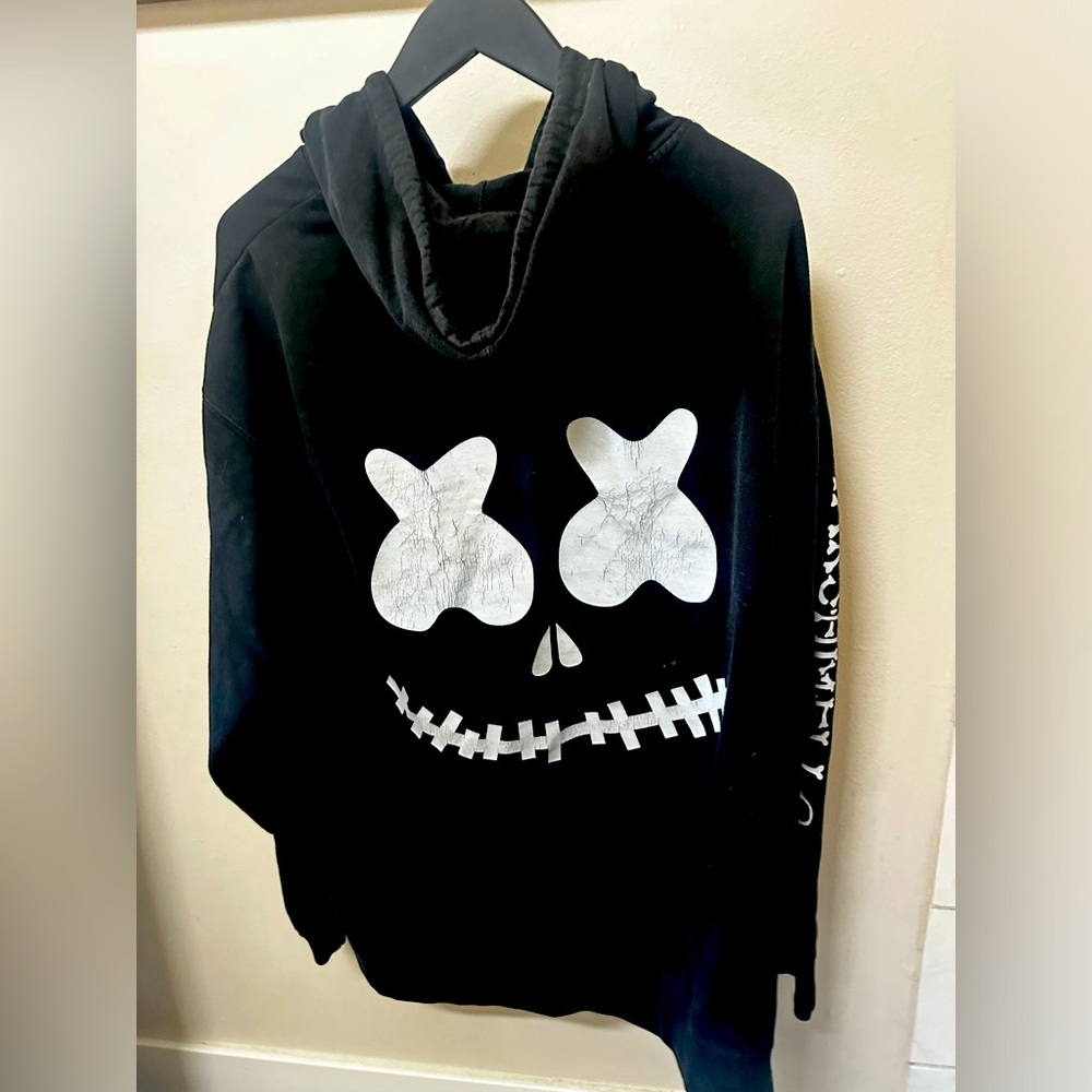 Marshmello Glow-In The Dark Pullover Hoodie Extra Large